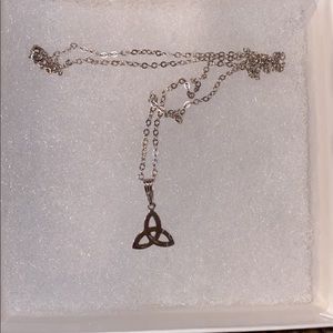 Silver Twisted Necklace